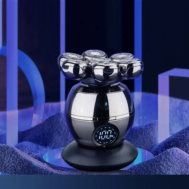 Cordless 5-in-1 Bald Head Shaver – Waterproof & Rechargeable
