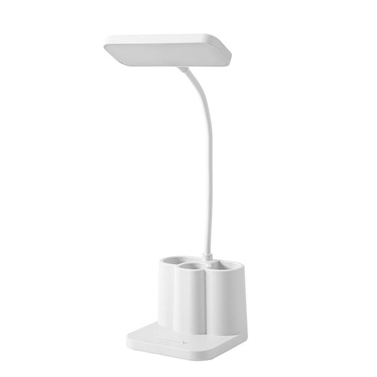 LED Desk Lamp with Eye Protection & Pen Holder – For Bedroom, Dorm, and Study