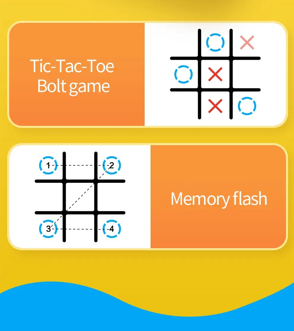 Handheld Tic-Tac-Toe Travel Game – Compact Puzzle