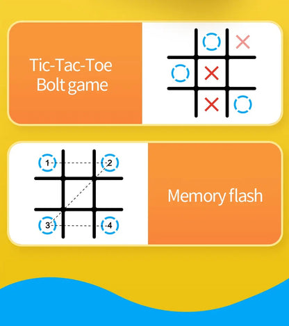 Handheld Tic-Tac-Toe Travel Game – Compact Puzzle