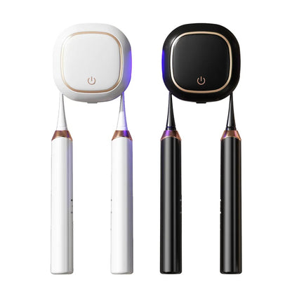 UVC Toothbrush Sterilizer for Two – Wall-Mounted with Dryer