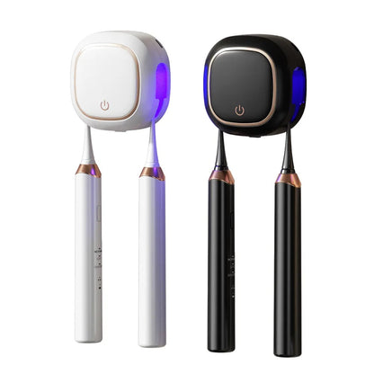UVC Toothbrush Sterilizer for Two – Wall-Mounted with Dryer
