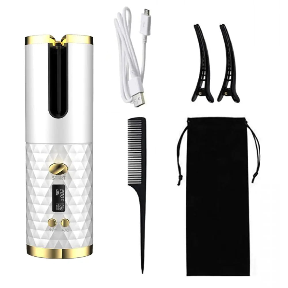 Cordless Curling Iron – Adjustable Settings