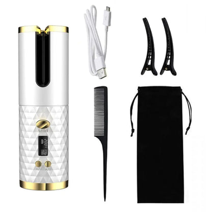 Cordless Curling Iron – Adjustable Settings